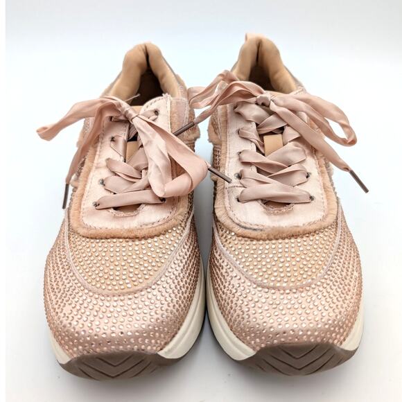 Reaction Kenneth Cole Claire Rhinestone Embellished Sneaker Size US5.5 EU35.5 - Picture 2 of 15